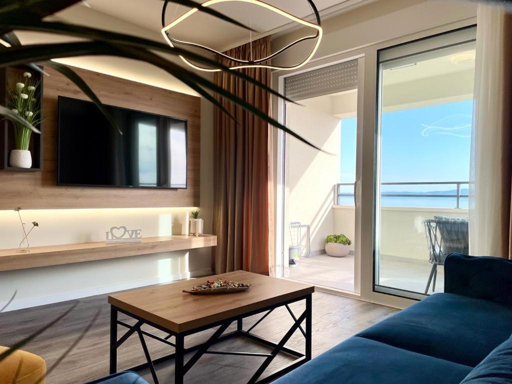 Apartment Linda With Panoramic Sea View ماكارسكا المظهر الخارجي الصورة